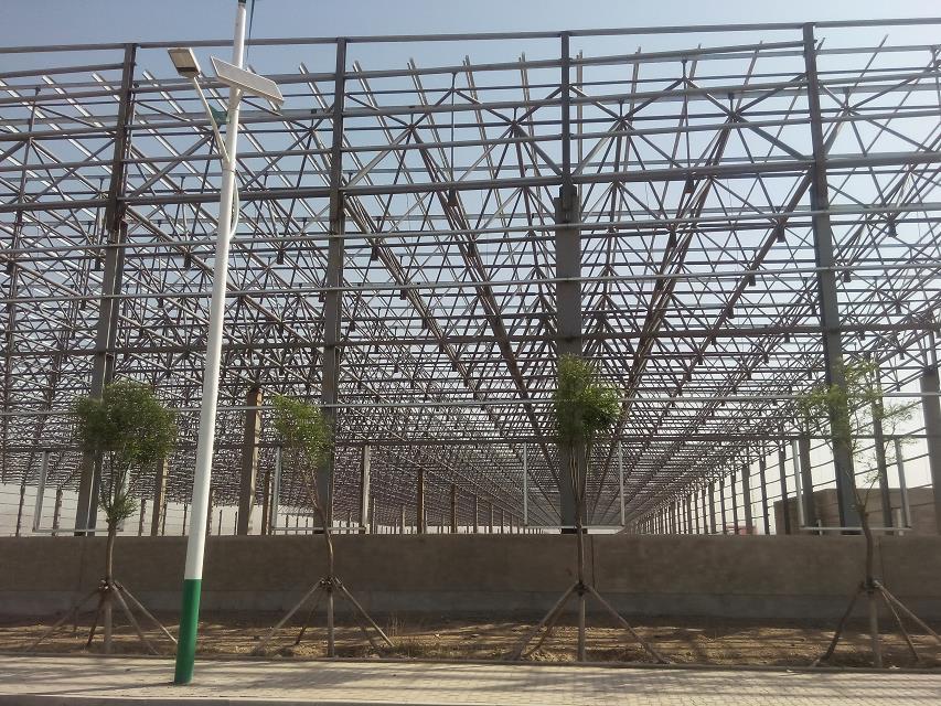 古交汽车工业厂房网架